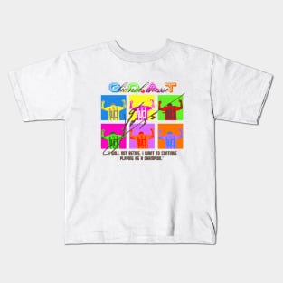 Messi Pop Art Style Light Halftone Kids T-Shirt
